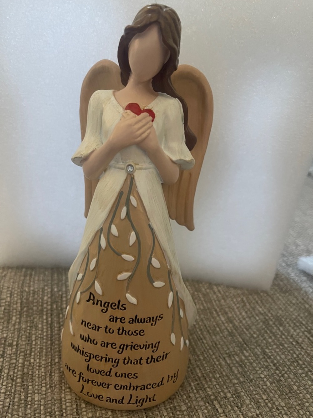 Sympathy Angel Figurine by Heartfelt Gifts. Remembrance Gift